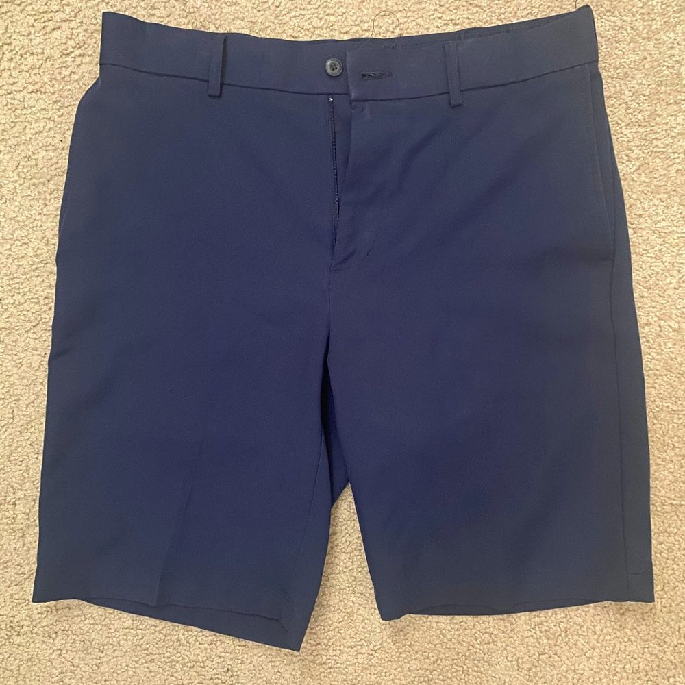 Mens Navy Blue Golf Shorts - Size 32